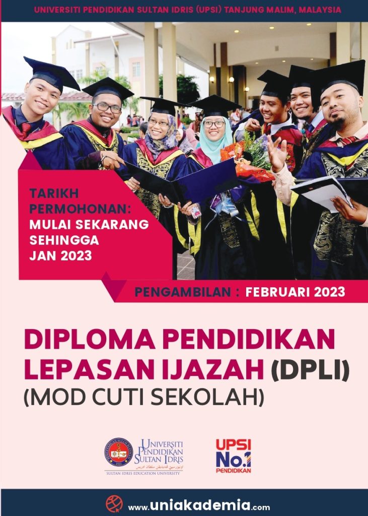 Mohon DPLI UPSI Intake Februari 2023 Sekarang! 1 dpli upsi