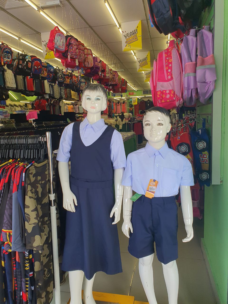 shopping baju sekolah anak