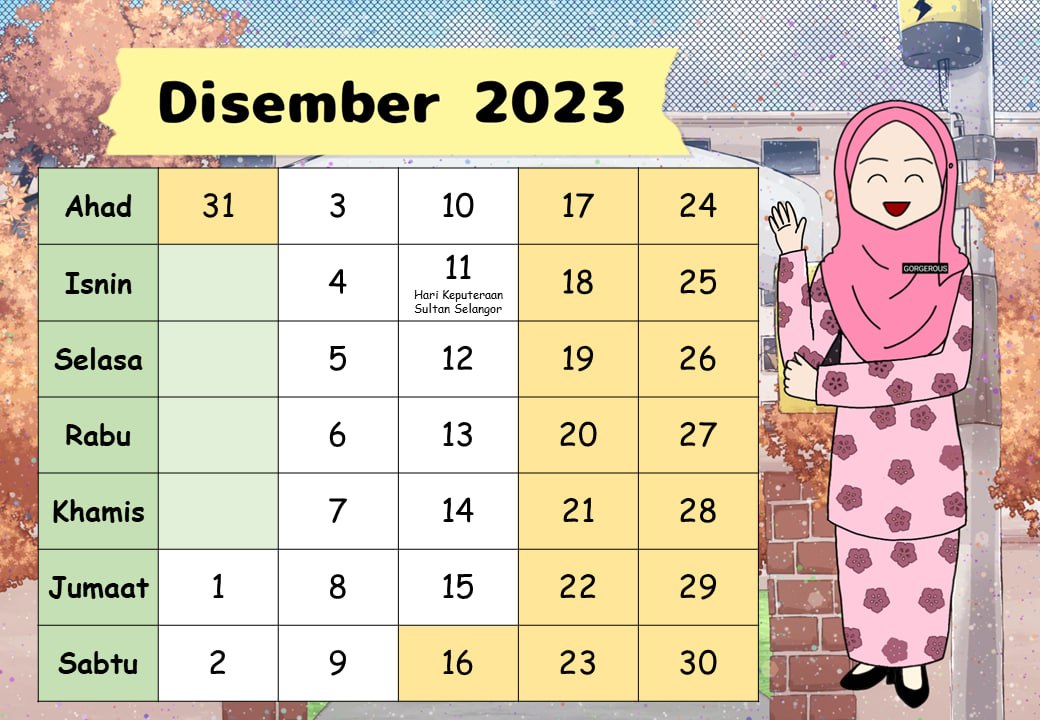 Kalendar Cikgu Tahun 2023 9