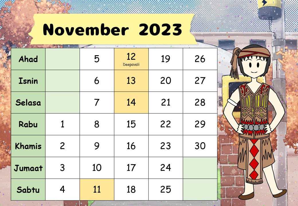 Kalendar Cikgu Tahun 2023 30