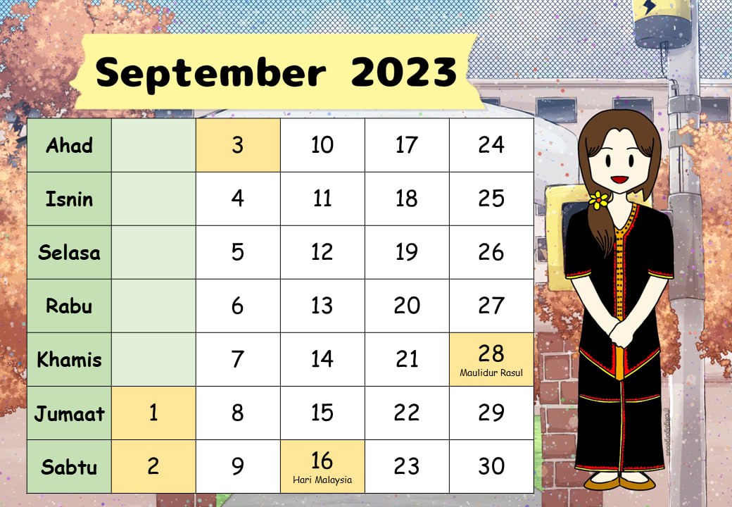 Kalendar Cikgu Tahun 2023 28
