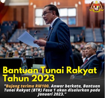 Bantuan Tunai Rakyat Kategori Bujang 2023