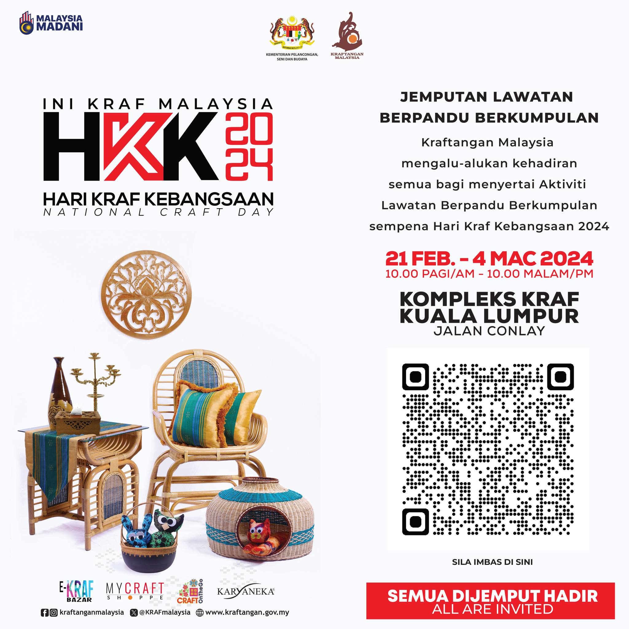 Hari Kraf Kebangsaan 2024: Pelbagai Aktiviti Menarik Untuk Anda! - TCER.MY
