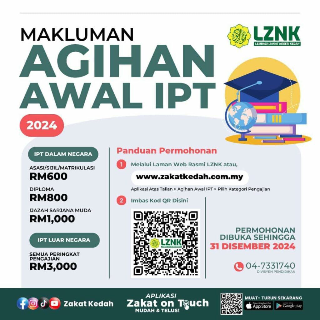 Permohonan Bantuan Skim Agihan Awal IPT 2024 1