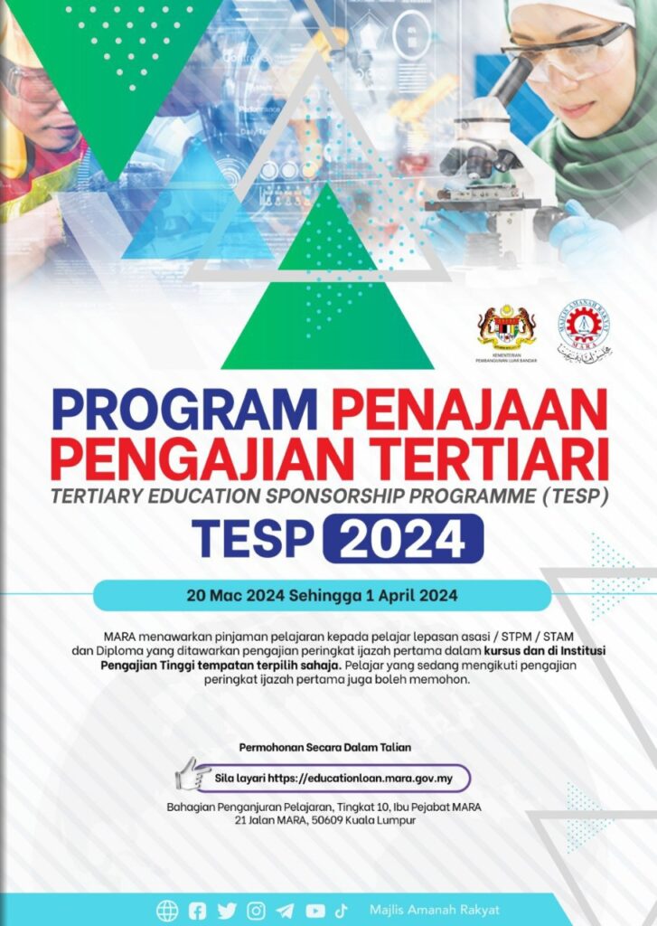 Program Penajaan Pengajian Tertiari TESP Bagi Tahun 2024 1