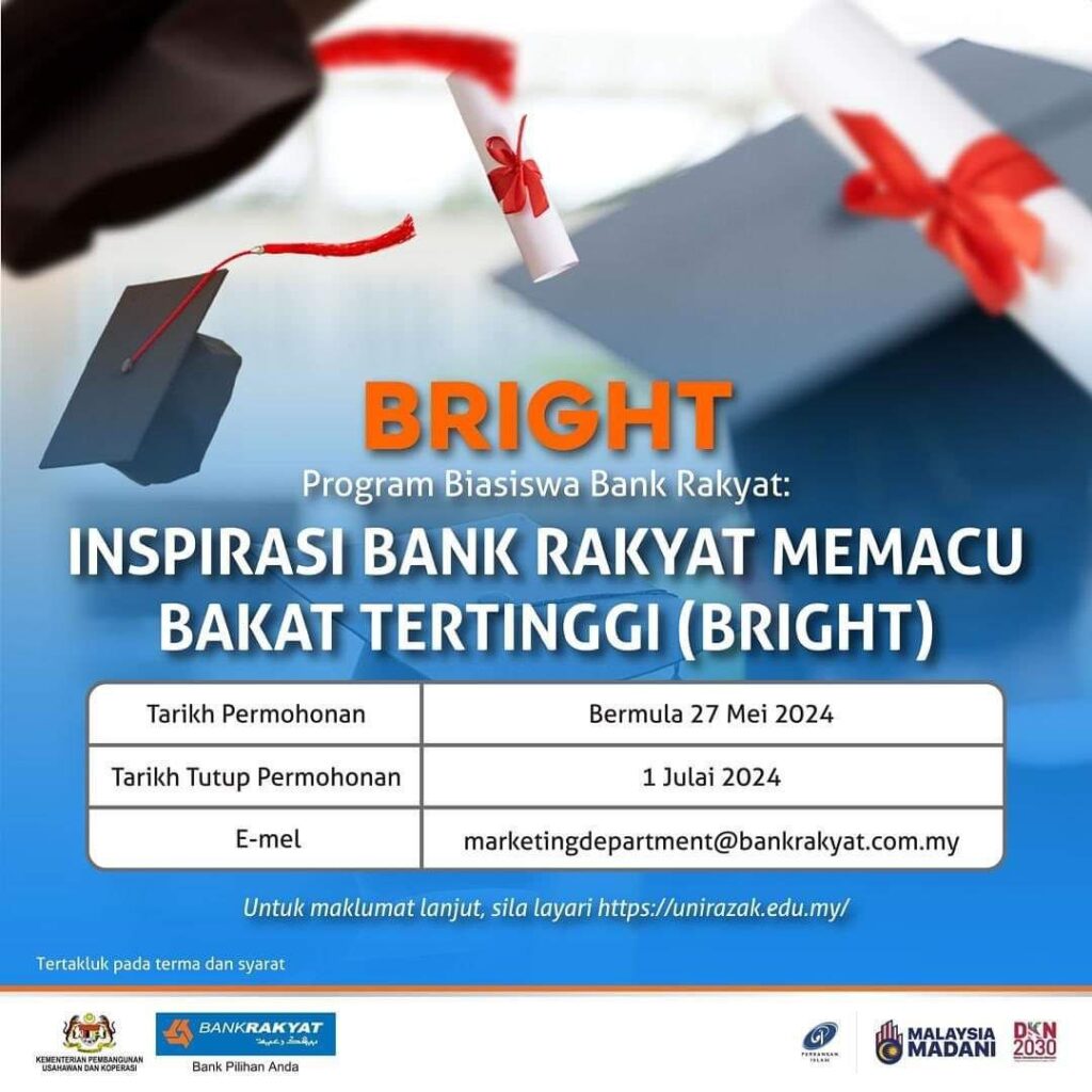 Permohonan Biasiswa Bank Rakyat 2024 (BRIGHT) 1