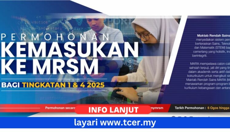 Permohonan Kemasukan Ke MRSM 2025