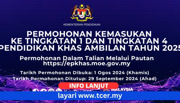 Permohonan Kemasukan Pendidikan Khas
