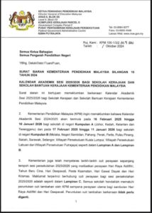 Takwim Sekolah 2025: Kalendar Akademik Sesi 2025/2026 - TCER.MY