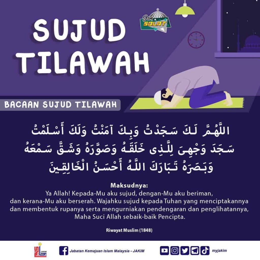 Sujud Sajadah / Tilawah: Bacaan, Hukum & Tatacara 2