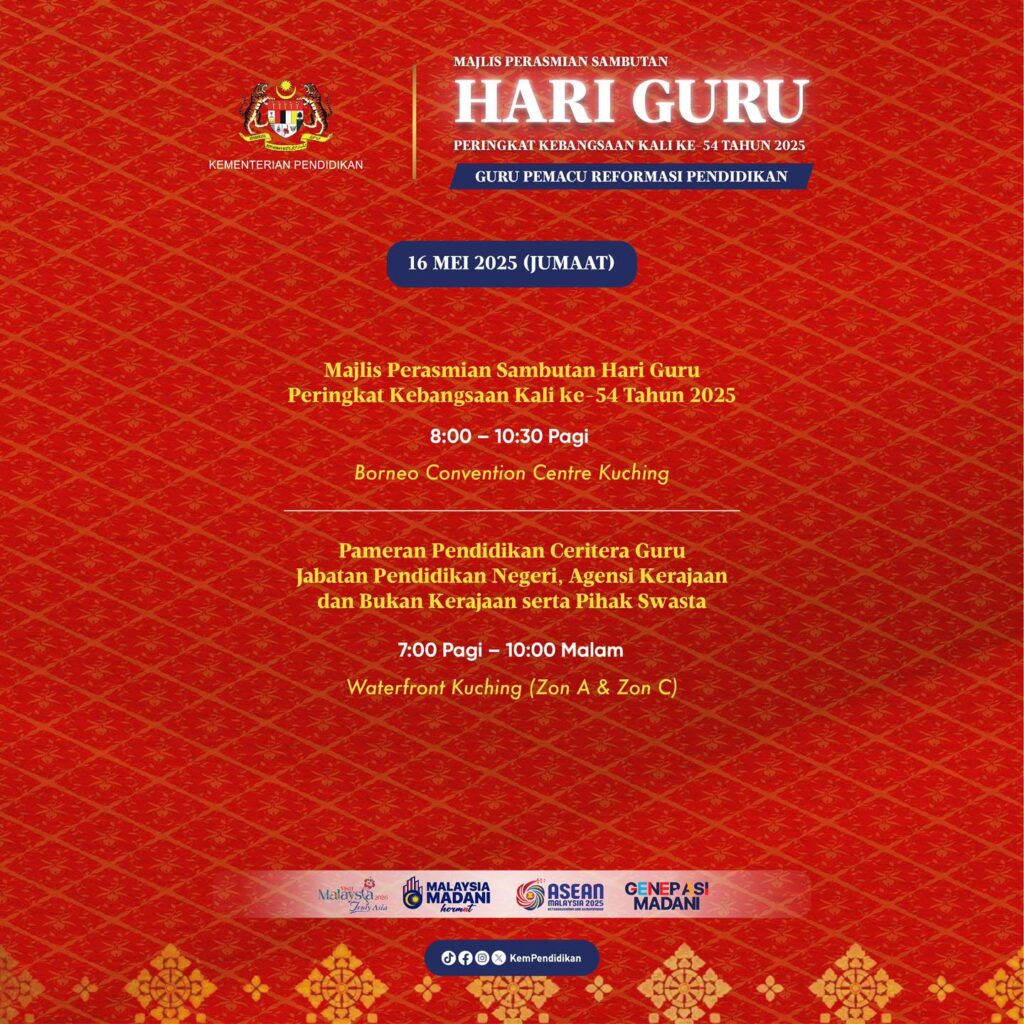 Tema Hari Guru 2025 & Sambutan Peringkat Kebangsaan Ke-54 2