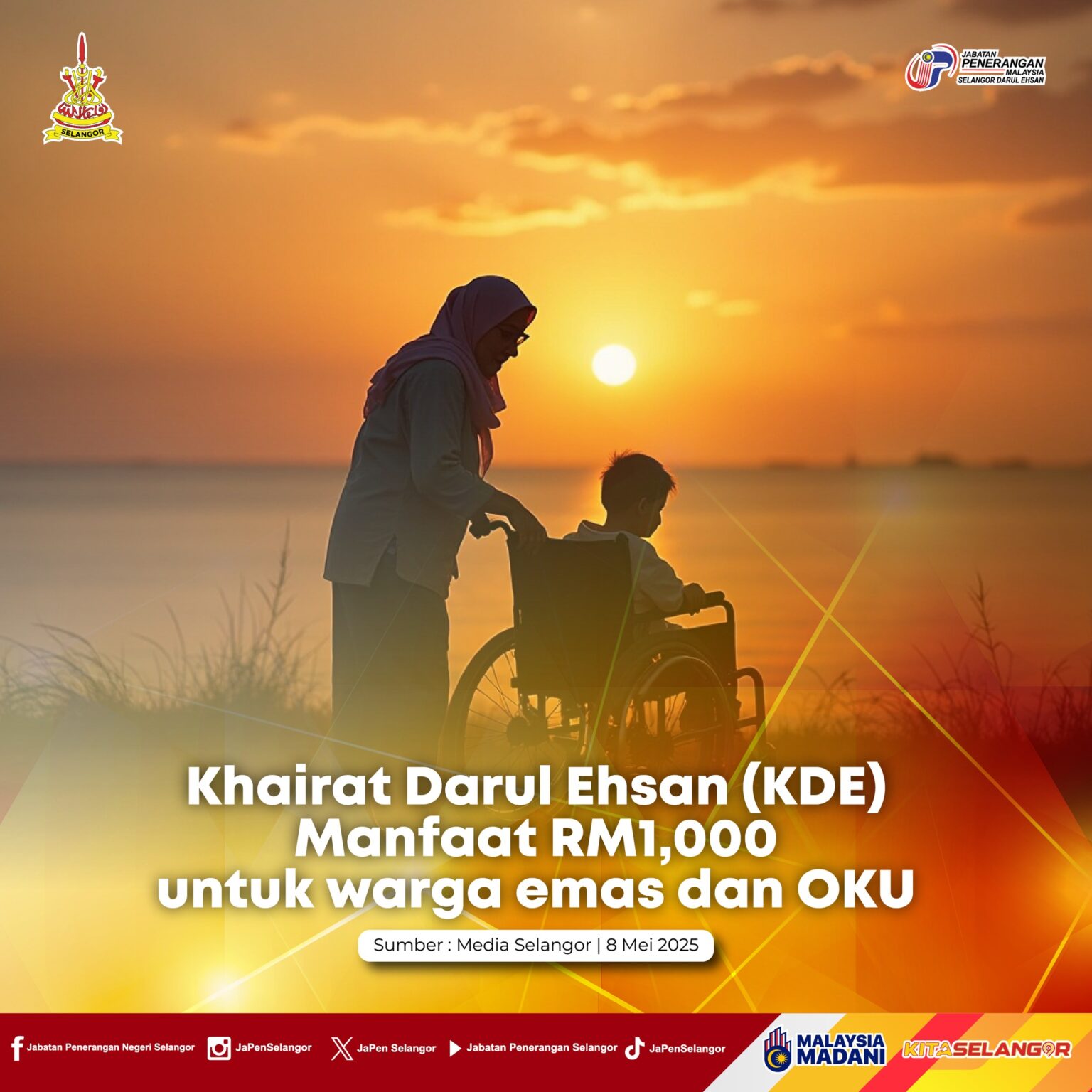 Semakan Kelayakan & Permohonan Khairat Darul Ehsan Tahun 2025 - TCER.MY
