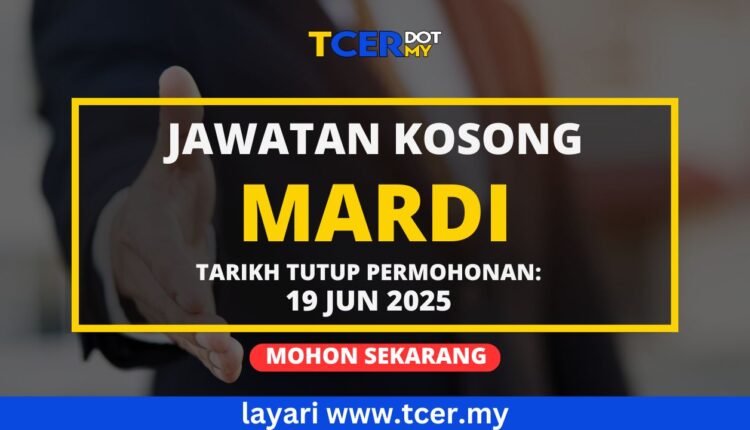Jawatan Kosong MARDI Jun 2025