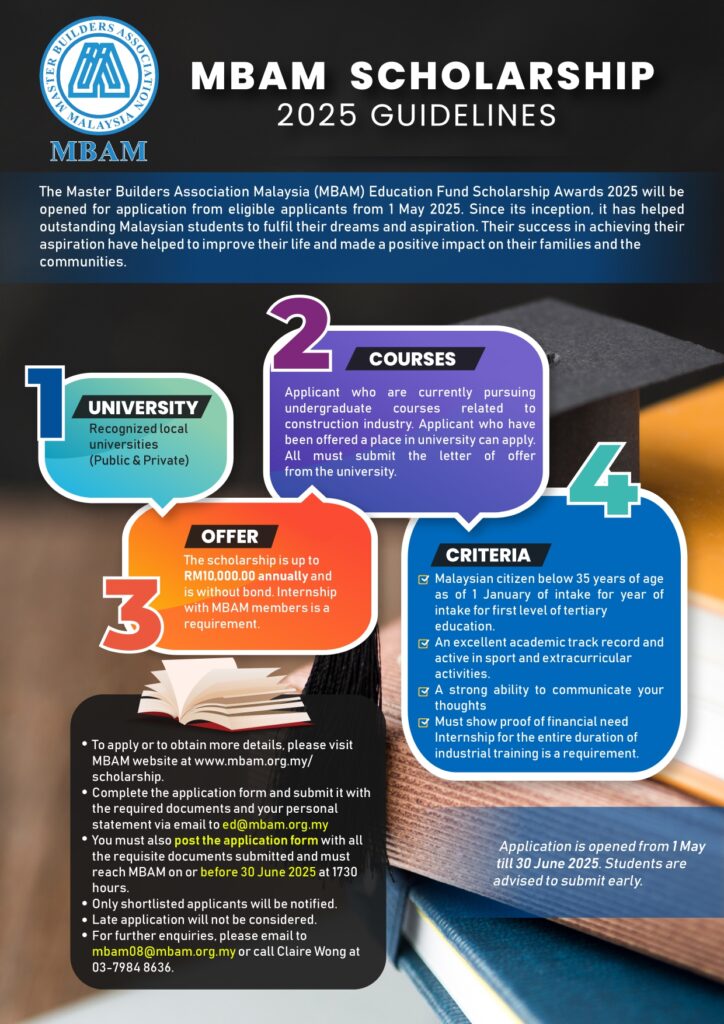 Permohonan Biasiswa MBAM Scholarship 2025 1