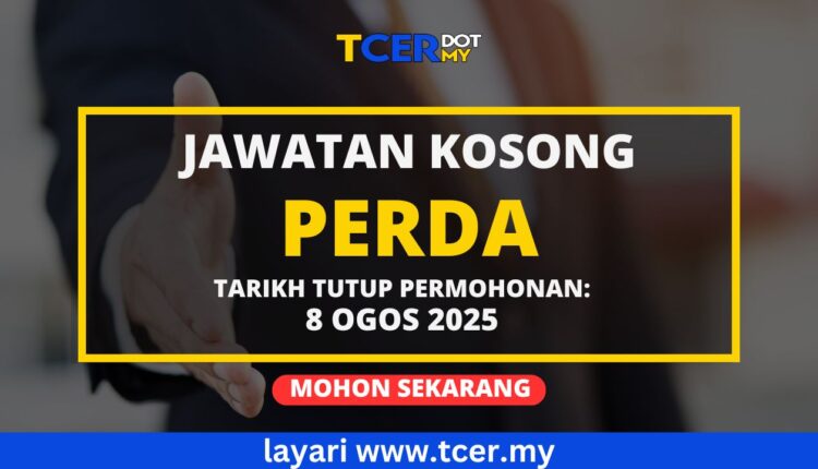 Jawatan Kosong PERDA Ogos 2025