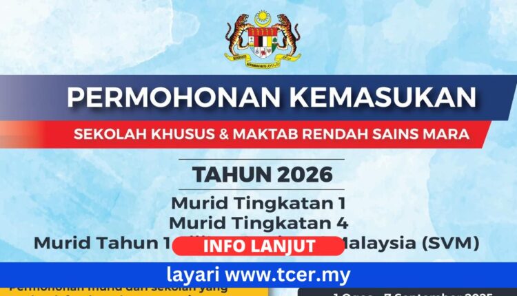 Permohonan Kemasukan Sekolah Khusus 2026