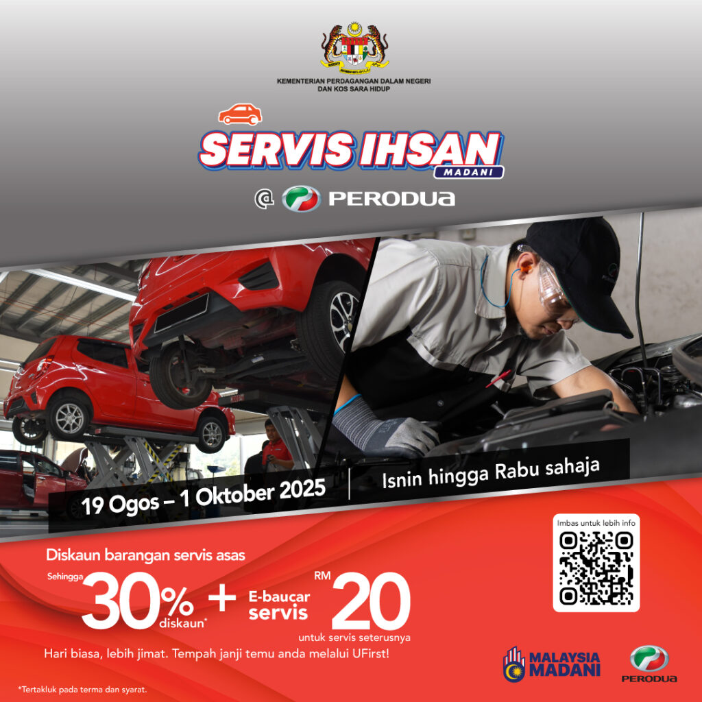 Servis Ihsan MADANI 2025: Diskaun Kos Penyelenggaraan Kenderaan 2