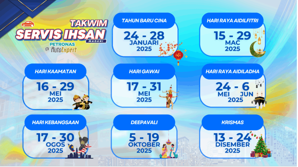Servis Ihsan MADANI 2025: Diskaun Kos Penyelenggaraan Kenderaan 1