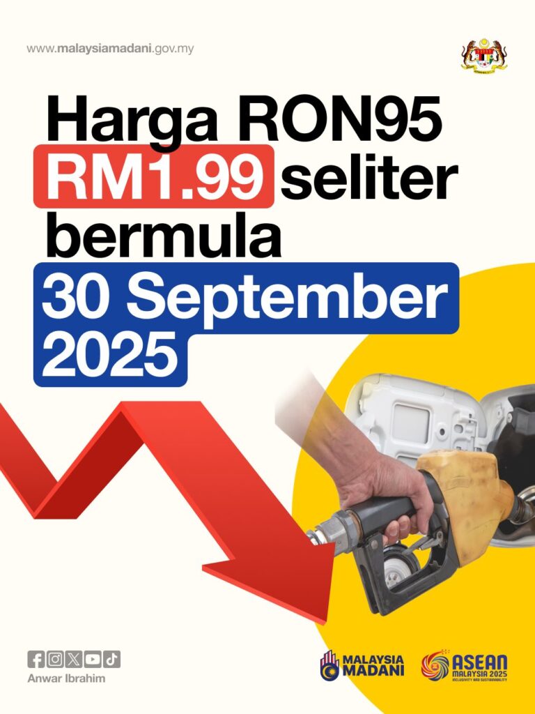 BUDI95: Penyasaran Subsidi RON95 Dengan Harga RM1.99 Seliter 1 BUDI95: Penyasaran Subsidi RON95 Dengan Harga RM1.99 Seliter 1