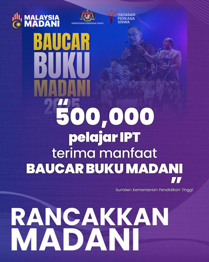 Baucar Buku MADANI 2025: Syarat Kelayakan & Kaedah Penebusan 1 Baucar Buku MADANI 2025: Syarat Kelayakan & Kaedah Penebusan 1