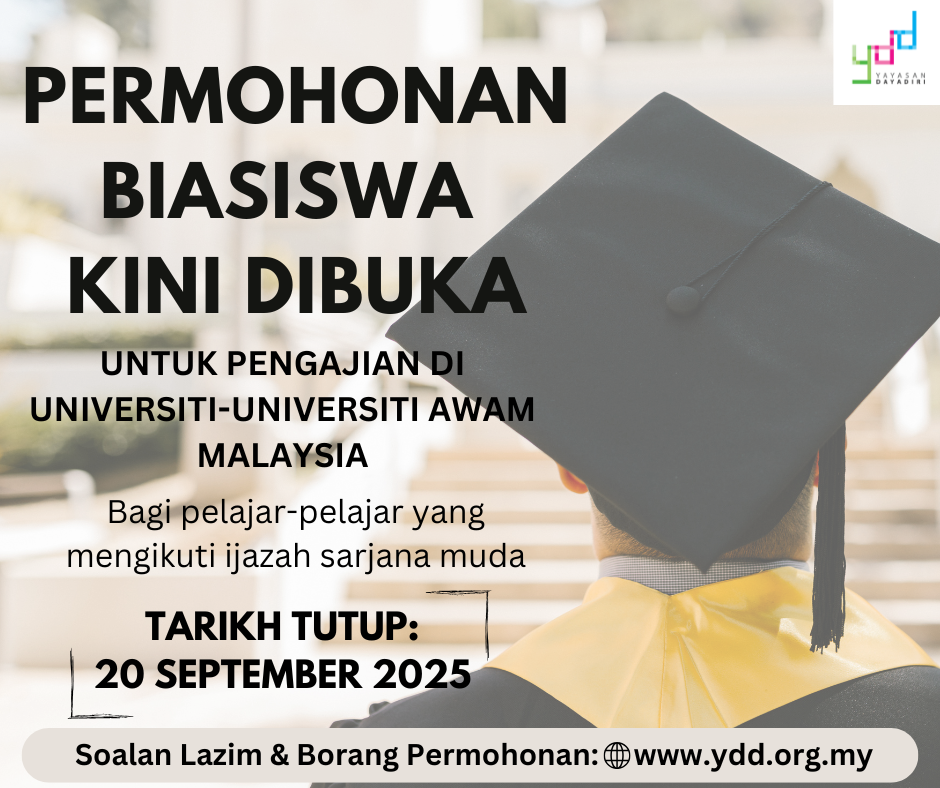Permohonan Biasiswa IPTA Yayasan DayaDiri Tahun 2025 1 Permohonan Biasiswa IPTA Yayasan DayaDiri Tahun 2025 1