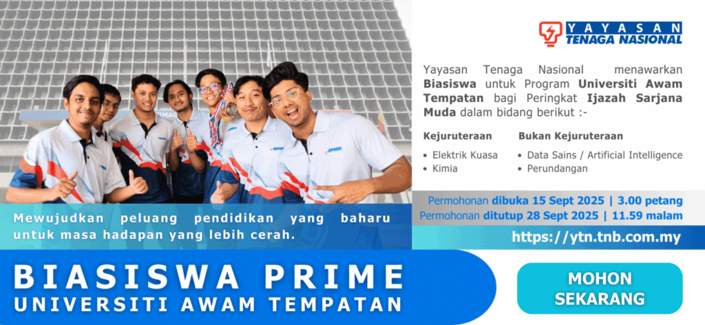 Permohonan Biasiswa TNB Prime Tahun 2025 1 Permohonan Biasiswa TNB Prime Tahun 2025 1