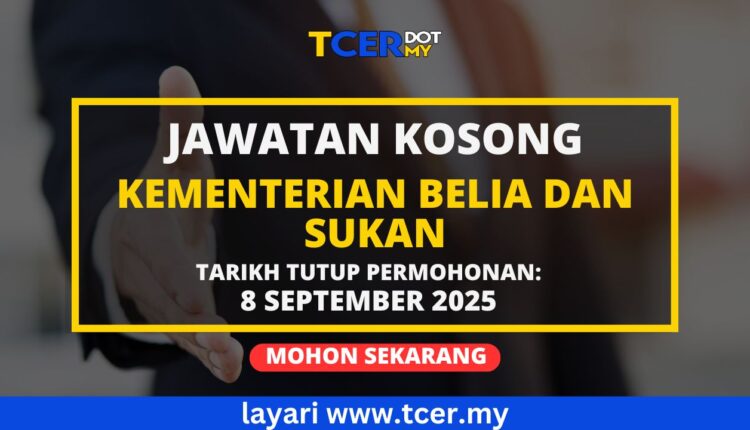 Jawatan Kosong Kementerian Belia Dan Sukan