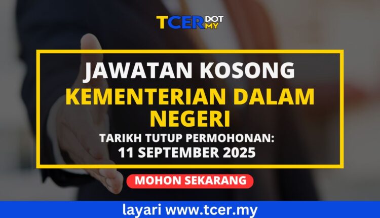 Jawatan Kosong Kementerian Dalam Negeri